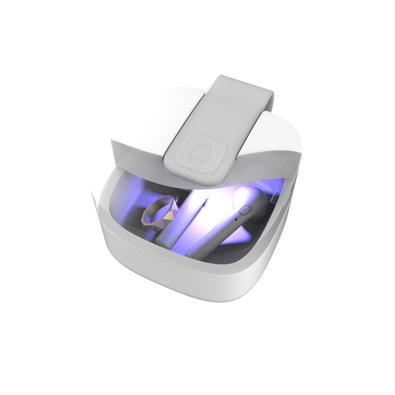 VieOli OLID1087WH UV-C Light Sanitizing Portable Mini Case (White)