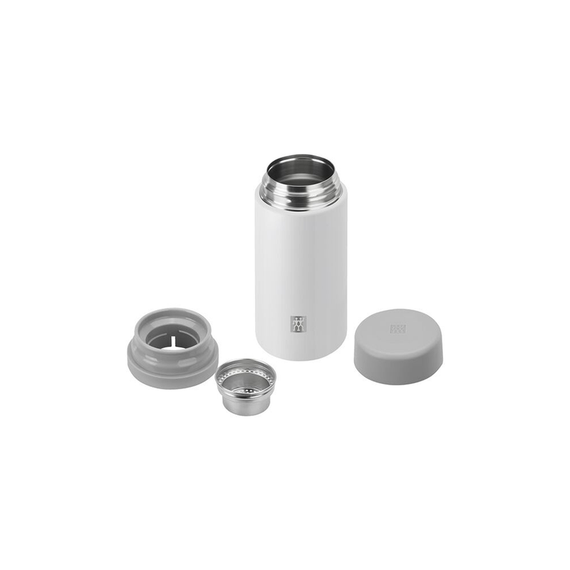 Zwilling 39500-511 Tea & Fruit Infuser Bottle, 420ml (White-Grey)