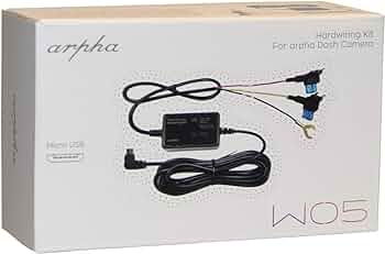 Arpha W05 Hardwiring Kit for W01 and W02