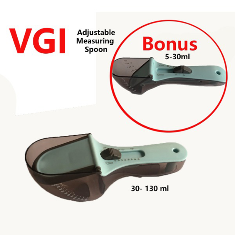 VGI Adjustable Measuring Spoon 30-130 ML (Bonus 30 ML Spoon)