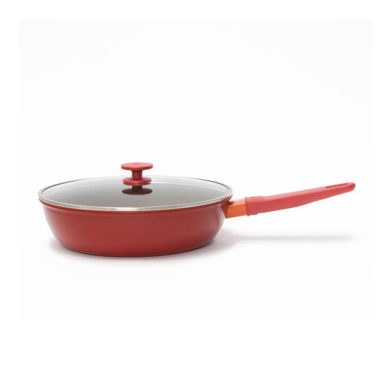 Zwilling 65520-280 Now 28cm (11inch) Aluminium Frying Pan Deep (Red)
