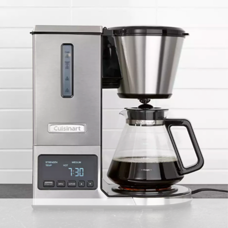 Cuisinart CPO-800 PurePrecision 8-Cup Pour-Over Coffee Brewer with Glass Carafe