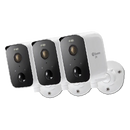 Swann CoreCam 2K Wireless Spotlight Cameras with 2-Way Talk, Siren & Heat + Motion Detection | SWIFI-COREPROPK3