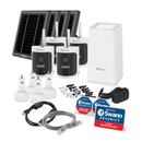 Open Box- Swann AllSecure650 2K Wireless Security Kit with 4 x Wire-Free Cameras, Solar Charging Panels & Power Hub | SONVK-650KH4S4