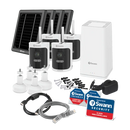 Swann NVW-650 Wi-Fi NVR w Inbuilt Charger/1TB HDD /4x 600CMB 2K Wireless Security Kit, Solar Charging Panels & Power Hub SONVK-650KH4S4