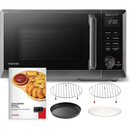 Toshiba 0.9 Cu. Ft. 6-in-1 Countertop Inverter Microwave (Open Box)