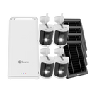 Swann NVW-650 Wi-Fi NVR w Inbuilt Charger/1TB HDD /4x 600CMB 2K Wireless Security Kit, Solar Charging Panels & Power Hub SONVK-650KH4S4