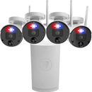 Swann Professional 8-Channel, 4-Camera 4K WiFi 1TB NVR Security Surveillance System w/ Human, Vehicle & Sound Detection SWNVK-800KH4