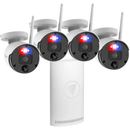 Swann Professional 8-Channel, 4-Camera 4K WiFi 1TB NVR Security Surveillance System w/ Human, Vehicle & Sound Detection SWNVK-800KH4