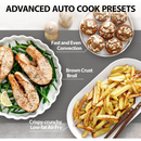 TOSHIBA 8-in-1 Countertop Microwave with Air Fryer Microwave Combo, Convection, Mute Function, 1.0 Cu.ft (Open Box)