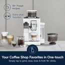 De'Longhi Rivelia Fully Automatic Espresso Machine, Arctic White- EXAM44055W (Refurbished)