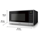 Panasonic NN-ST765S 1.6 cu.ft. Countertop Microwave Oven (Stainless Steel)