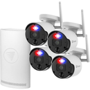 Swann Professional 8-Channel, 4-Camera 4K WiFi 1TB NVR Security Surveillance System w/ Human, Vehicle & Sound Detection SWNVK-800KH4