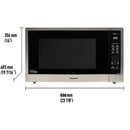 Panasonic NN-ST96JS 2.2 cu.ft. 1200Watts Cyclone Inverter Microwave