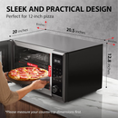 TOSHIBA 8-in-1 Countertop Microwave with Air Fryer Microwave Combo, Convection, Mute Function, 1.0 Cu.ft (Open Box)