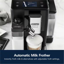 De'Longhi Rivelia Fully Automatic Espresso Machine, Onyx Black- EXAM44055B (Refurbished)