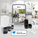 Swann Xtreem4K Wireless Security Camera with 2-Way Talk, Siren & Heat + Motion Detection | SWIFI-4KXTRM