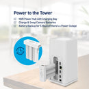 Swann NVW-650 Wi-Fi NVR w Inbuilt Charger/1TB HDD /4x 600CMB 2K Wireless Security Kit, Solar Charging Panels & Power Hub SONVK-650KH4S4