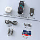 Open Box- Swann SwannBuddy4K Video Doorbell with SwannShield AI Voice Assistant | SWIFI-4KBUDDY