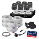 Open Box- Swann Home 6 Camera 8 Channel 2K DVR 1TB Hard Drive Security System with Mic | SWDVK-8468062KMQB