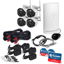 Swann Professional 8-Channel, 4-Camera 4K WiFi 1TB NVR Security Surveillance System w/ Human, Vehicle & Sound Detection SWNVK-800KH4
