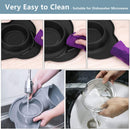 OYISIYI Set of 2 Stainless Steel Pet Bowls