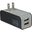 Griffin 5032-PBLKUN2B PowerBlock Dual Universal AC Wall Charger