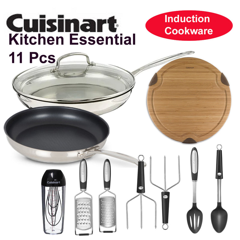 Back To School - Cuisinart Cookware and Accessories Bundle (11PC)