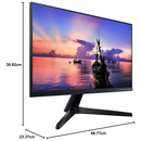 SAMSUNG T350 Series 22-Inch FHD 1080p Computer Monitor, 75Hz, IPS Panel, HDMI, VGA (D-Sub), 3-Sided Border-Less, FreeSync (LF22T350FHNXZA) (Open Box)
