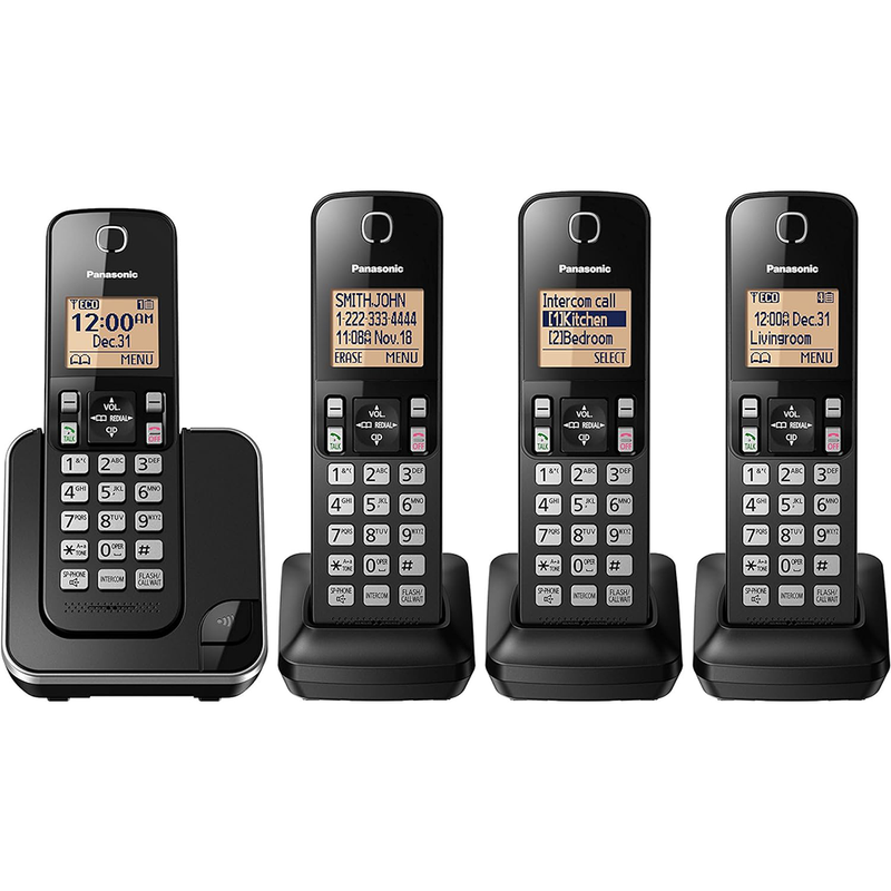 Panasonic KX-TG384C Digital Cordless Phone System (Refurbished)
