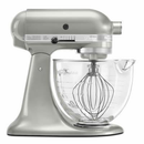 KitchenAid KSM155GB Artisian Design Series 5-Quart Tilt-Head Stand Mixer with Glass Bowl