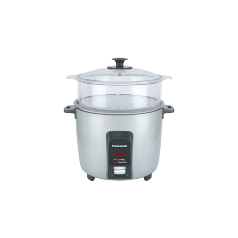 Panasonic SR-Y18FGJ 10-Cups Automatic Rice Cooker/Steamer (Silver) (Refurbished)