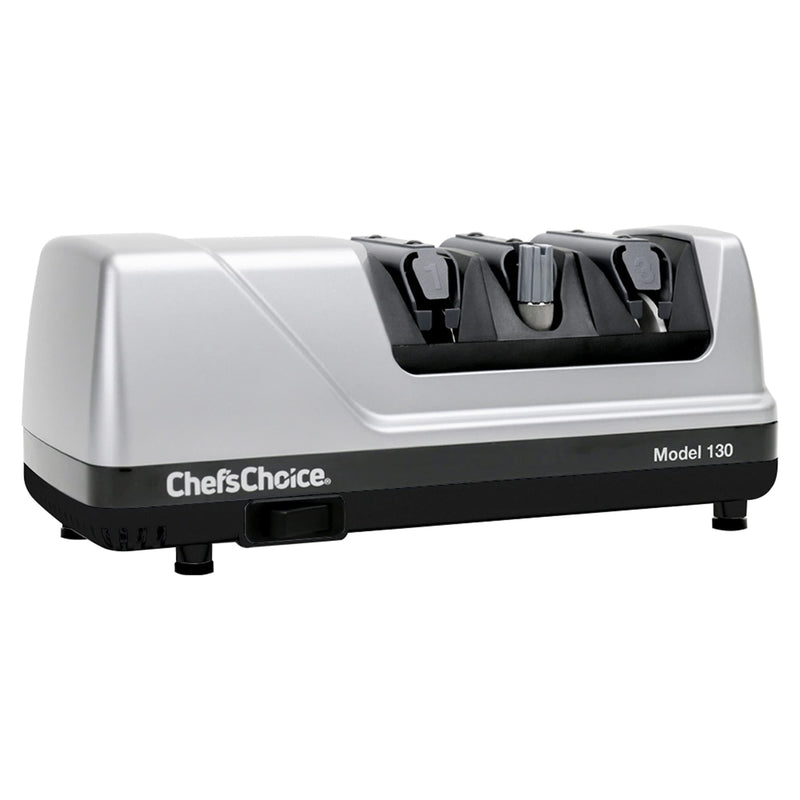 Chef's Choice 130 3-Stage Professional Electric Knife Sharpener (Platinum)