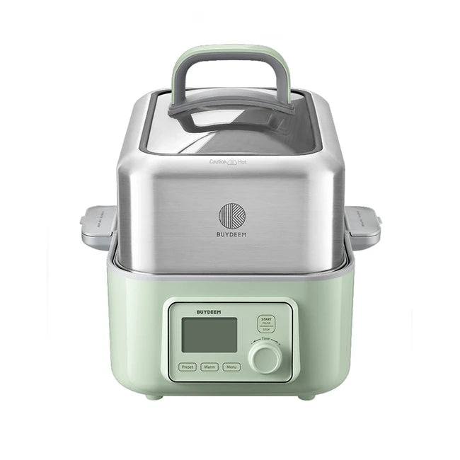 Buydeem G563 5Qt Electric Food Steamer (Cozy Greenish)