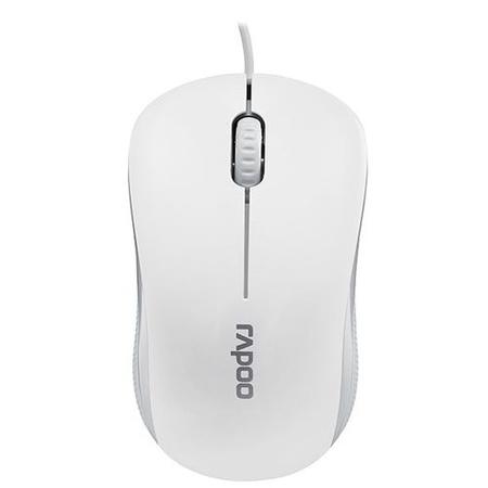 Rapoo N1130 Wired Optical Mouse (White)