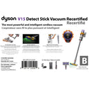 Dyson V15B Detect Cordless Vacuum( Authorized Recertified)