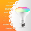 Apone APL-BR3013 Smart Wi-Fi RGB BR3013 LED Light Bulbs (2 Pack)