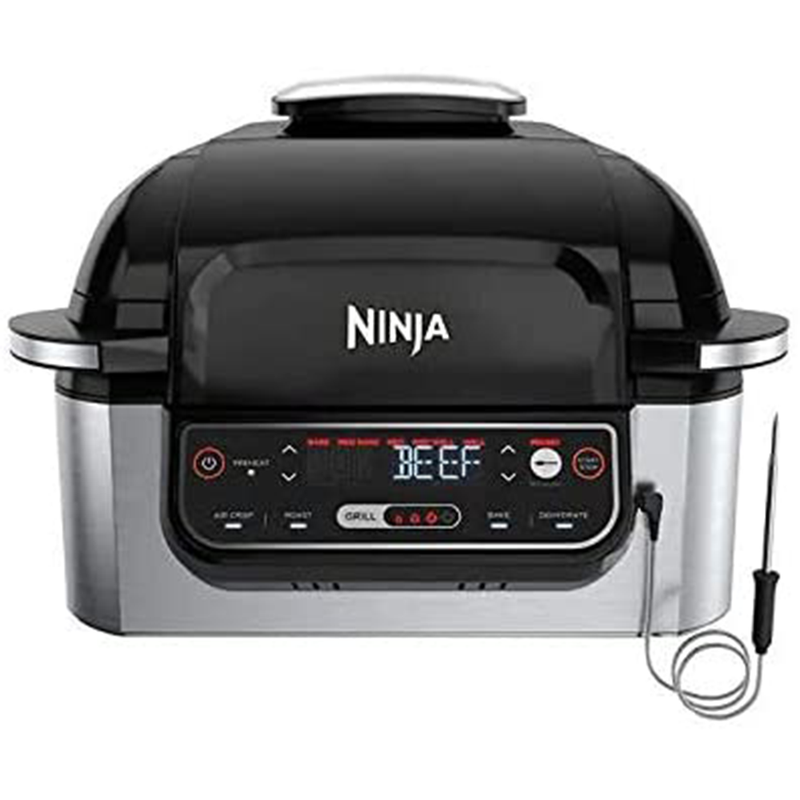 Ninja Foodi 5-in-1 Indoor Grill with Integrated Smart Probe (Refurbished)