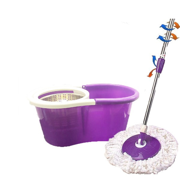 360˚ Easy Life Easy Spin Mop And Bucket System (Purple)