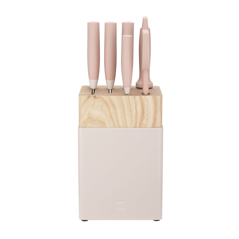 Zwilling 54340-007 Now S 7-Piece Knife Block Set (Pink)