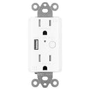 Apone APP-WM15A Smart Wi-Fi Wall Plug with USB Port