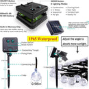 2 Pack Solar Globe String Lights (21 FT) 30 Led Lights