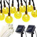 2 Pack Solar Globe String Lights (21 FT) 30 Led Lights