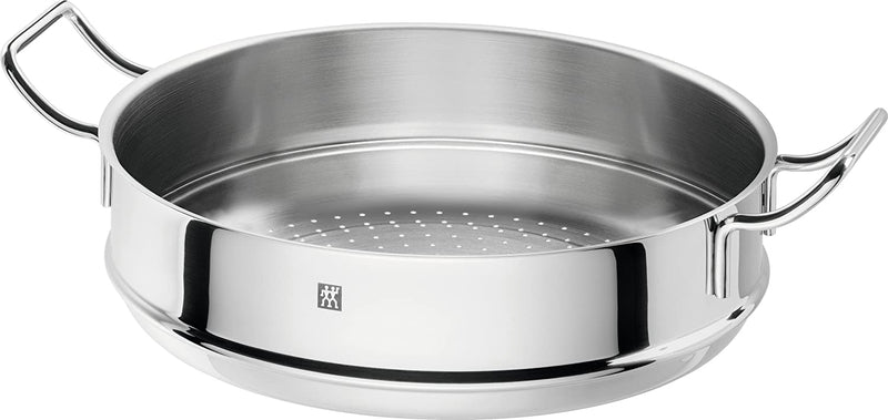 Zwilling 40998-632 Plus 3-Piece 18/10 Stainless Steel Wok with Steamer and Lid
