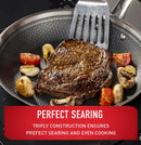 T-fal Hybrid Mesh 28cm Stainless Steel Wok with Lid (E5161674)