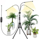 VGI LED Grow Lights for Indoor Plants, Full Spectrum Plant Light with Stand (Adjustable Tripod 15-47inch) and Clip-On for Plants