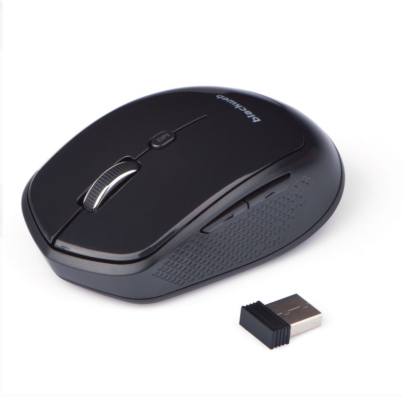 Blackweb A18HO017 6-Button Wireless Bluetooth Mouse (Black)