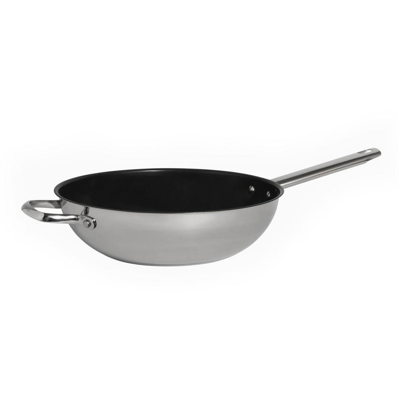 Cuisinart 722-28WHNSC 11" Classic Stainless Collection Non-Stick Wok