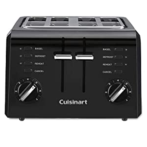 Cuisinart CPT-142BKC 4-Slice Compact Toaster (Black)