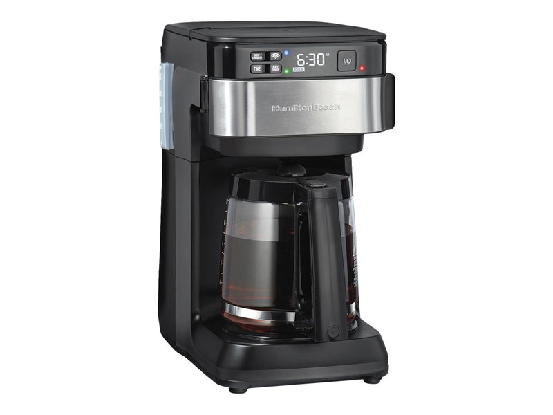 Smart 12 Cup Coffee Maker - Works with Alexa certified, Black and Stainless Steel, 49350 – A Certified for Humans Device